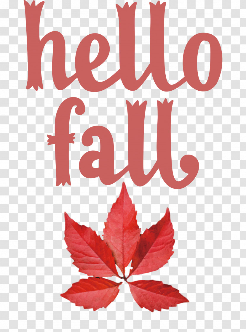 Hello Fall Fall Autumn Transparent PNG