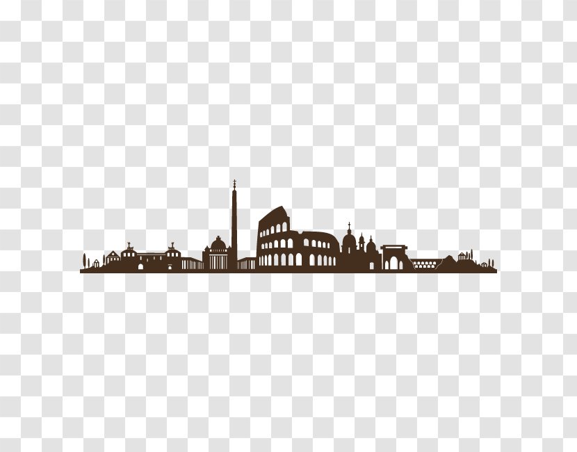 Rome Skyline Building Phonograph Record - City Transparent PNG