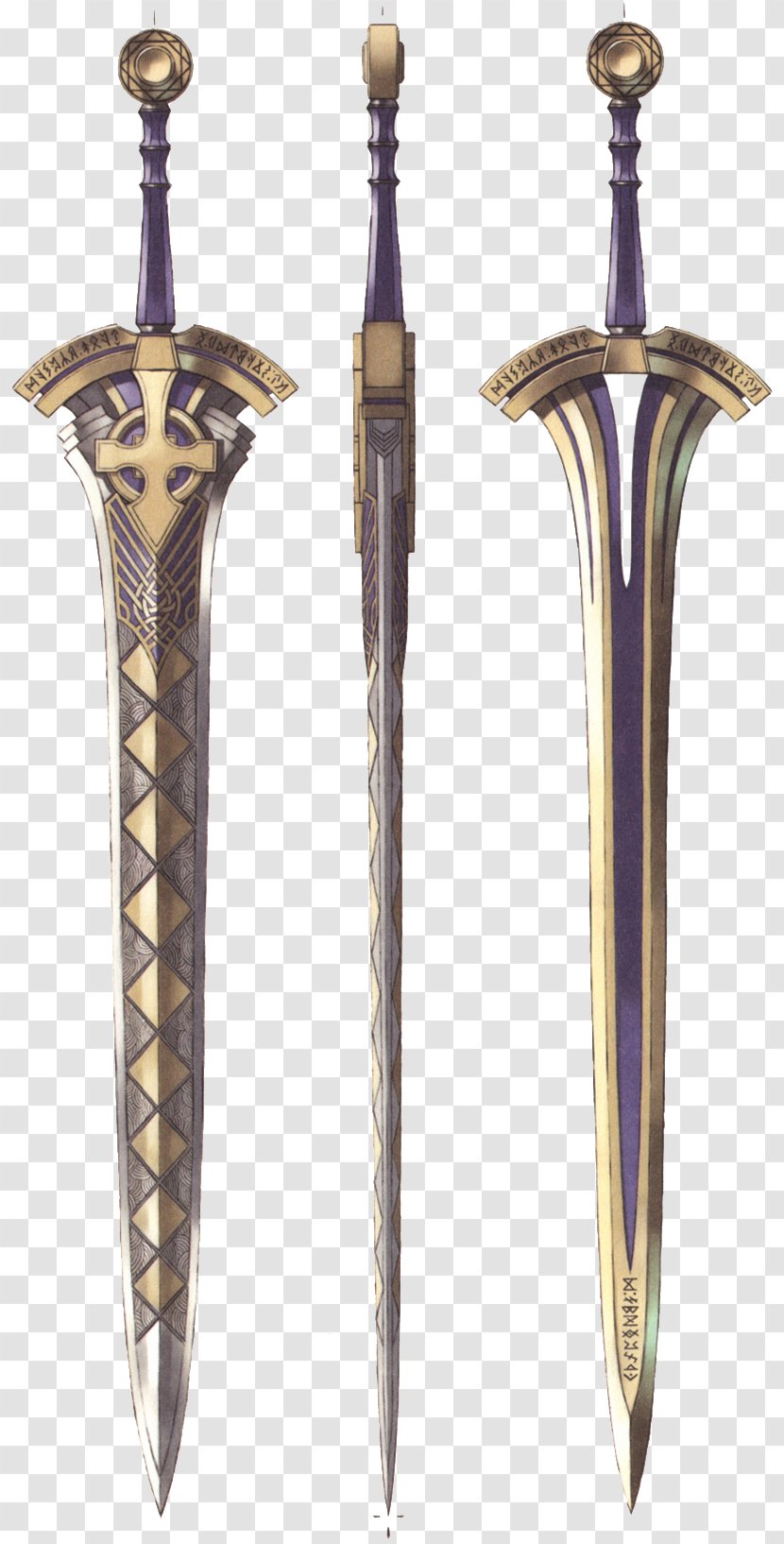 Fate/stay Night Saber King Arthur Lancer Excalibur - Typemoon - Swords Transparent PNG