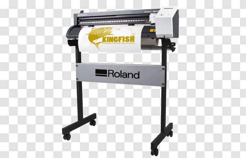 Vinyl Cutter Roland Corporation Printing Wide-format Printer Machine - Cutting Transparent PNG
