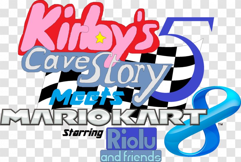 Mario Kart 8 Deluxe Logo Kirby's Adventure - Area Transparent PNG
