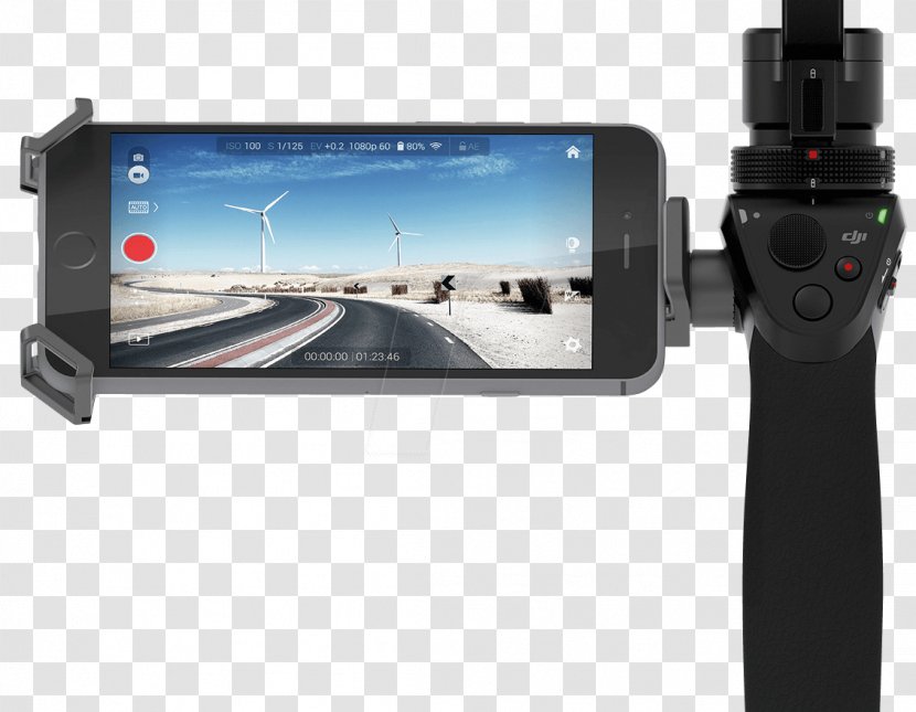 Osmo 4K Resolution Camera Gimbal DJI - Lens Transparent PNG