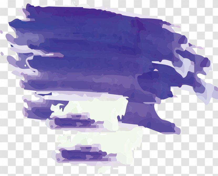 Graffiti Ink Brush Purple - Art Transparent PNG