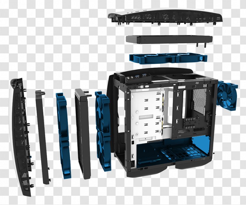 Computer Cases & Housings Mini-ITX Nzxt System Cooling Parts Transparent PNG