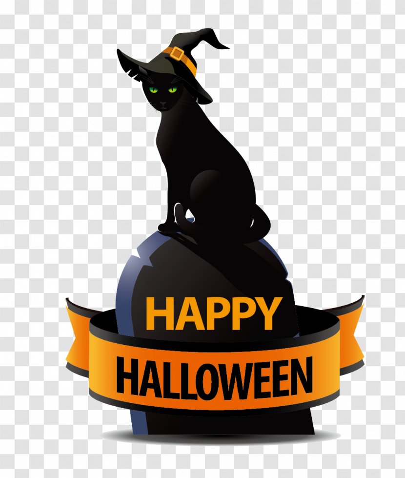 Black Cat Halloween Costume - Brand Transparent PNG