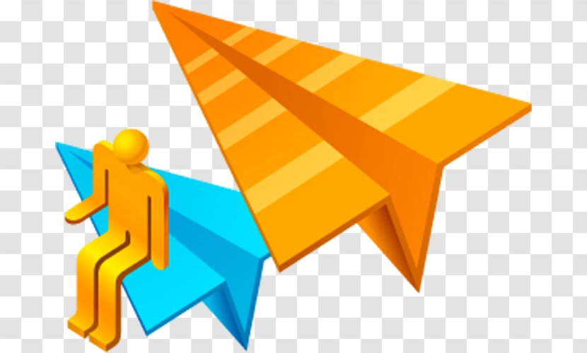 Airplane Paper Plane - Multimedia - Creative Transparent PNG