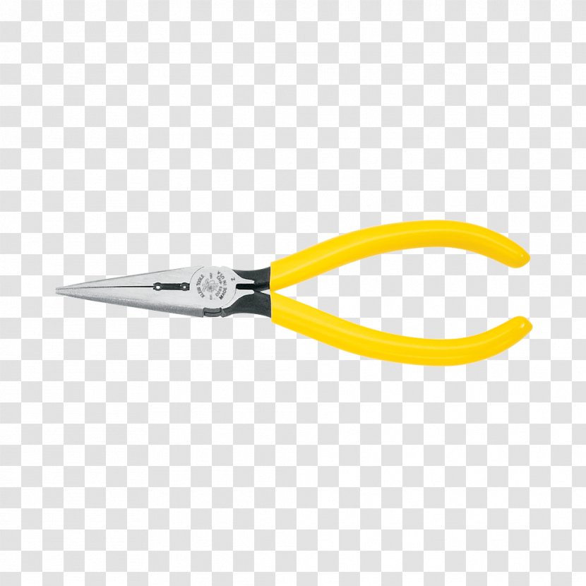 Needle-nose Pliers Klein Tools D302-6 Curved Long-Nose - Needlenose Transparent PNG