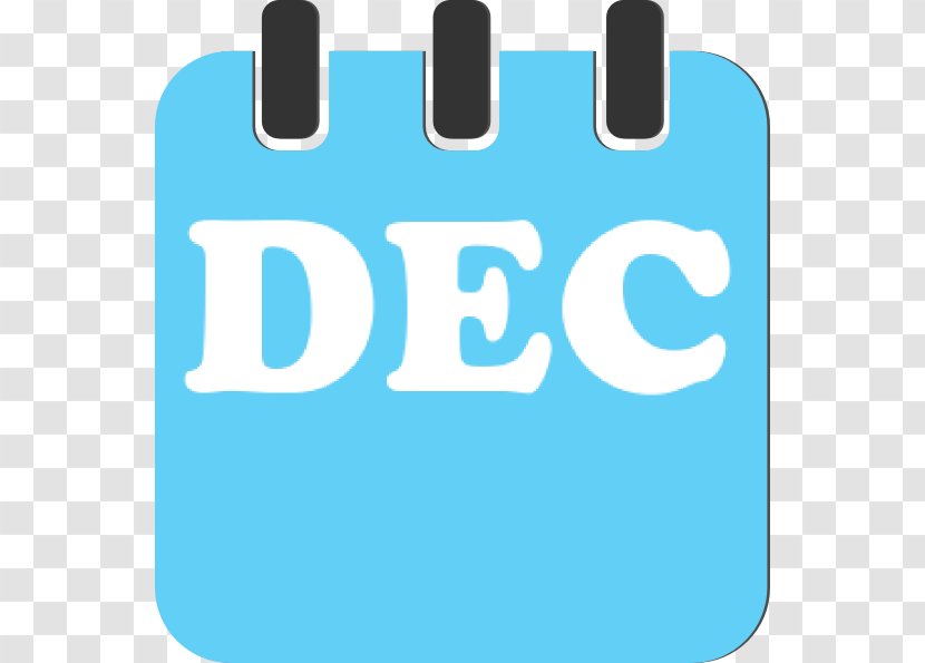 December Calendar Clip Art - Free Content - Dec Cliparts Transparent PNG