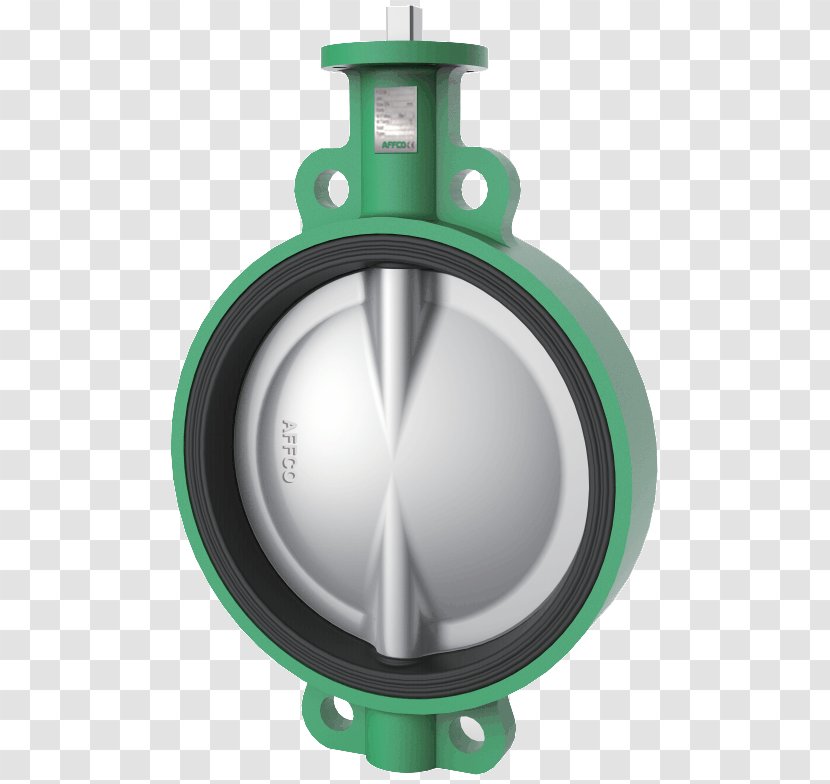 Flange Butterfly Valve Concentric Objects AFFCO Holdings - Green - Wafer Transparent PNG