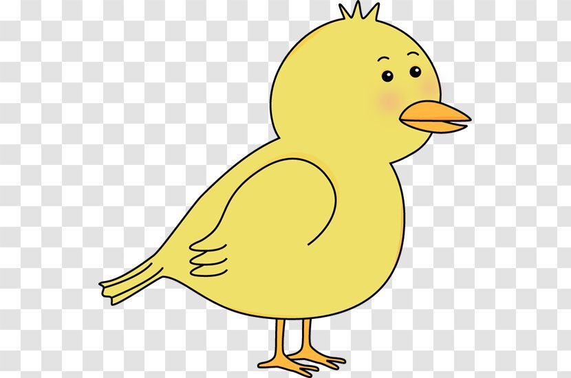 Duck Cartoon Yellow Clip Art - Cute Bird Clipart Transparent PNG