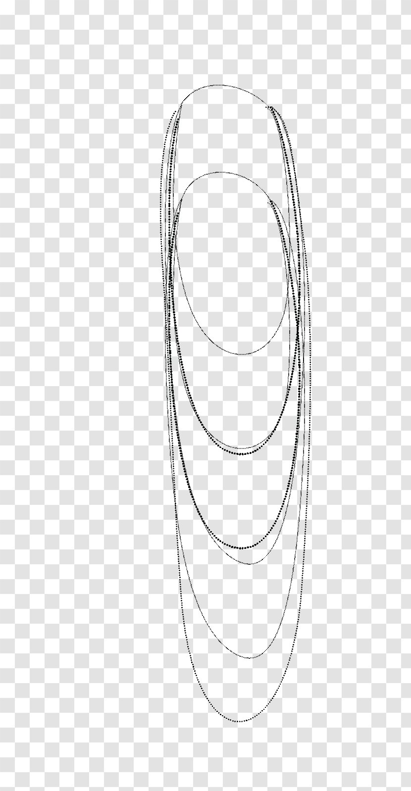 Necklace Jewellery - Oval Transparent PNG