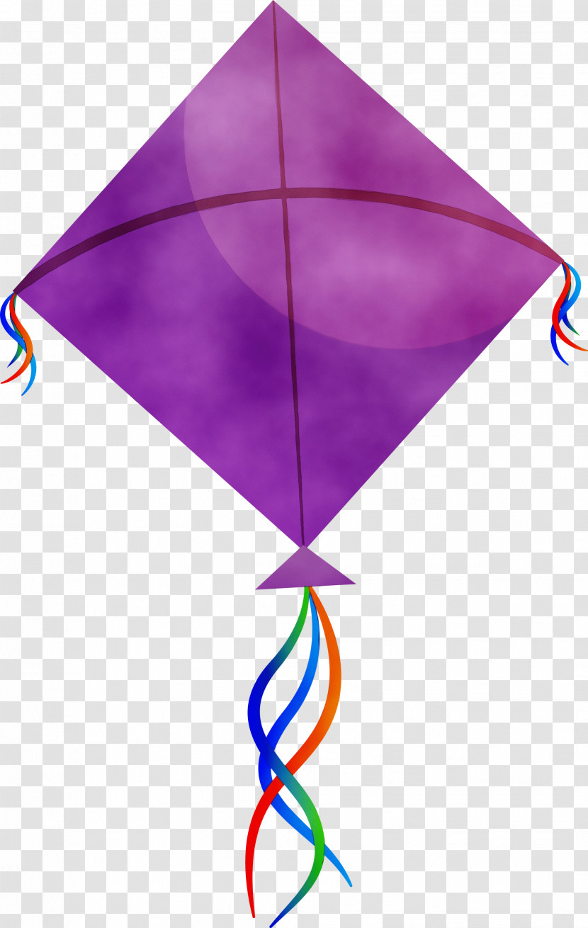 Kite Purple Violet Sport Kite Kite Sports Transparent PNG