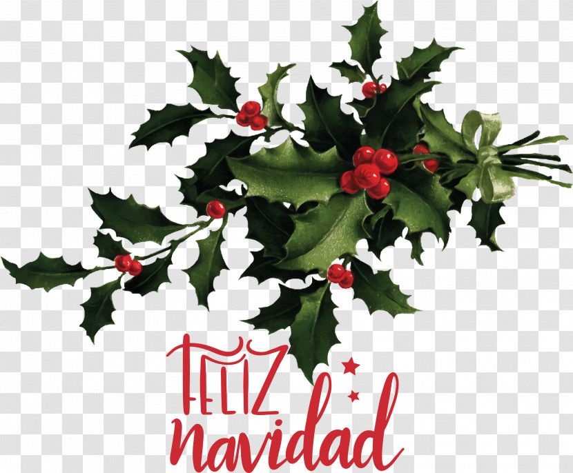 Feliz Navidad Merry Christmas Transparent PNG