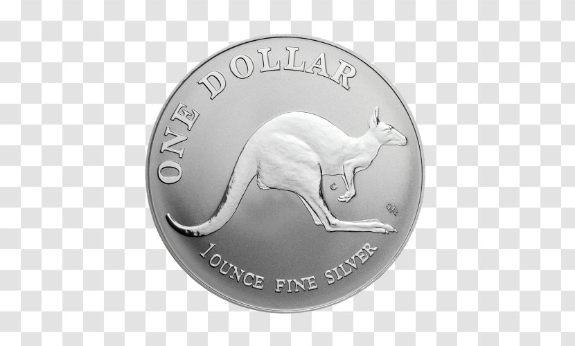 Silver Coin Australian Kangaroo Transparent PNG