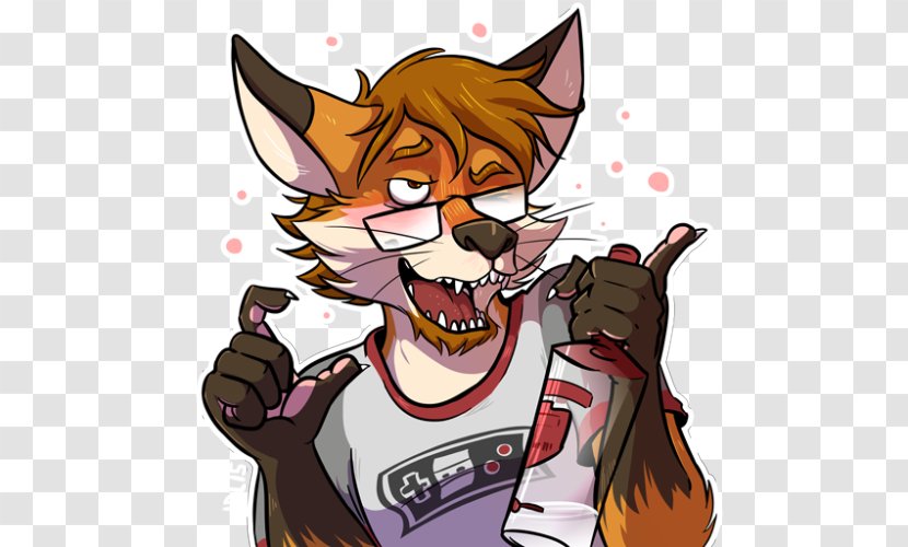 Cat Art Furry Fandom - Telegram Sticker Transparent PNG