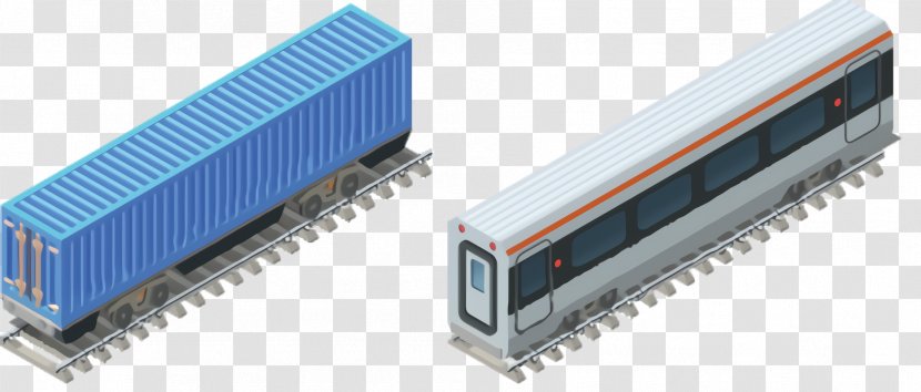 Car Cartoon - Locomotive - Track Transparent PNG
