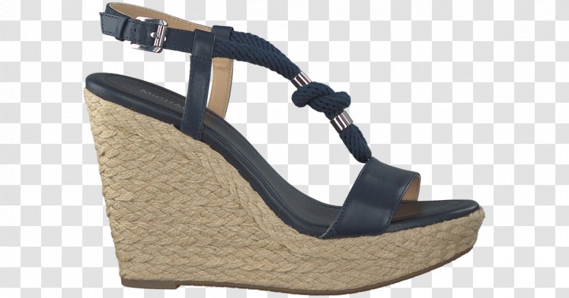 Wedge Sandal Shoe Fashion Leather - Michael Kors Transparent PNG