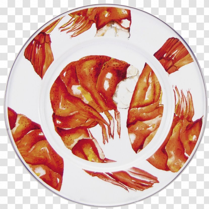 Shabby Chic Tableware Kitchen Golden Rabbit Enamelware - Table - Shrimp Transparent PNG
