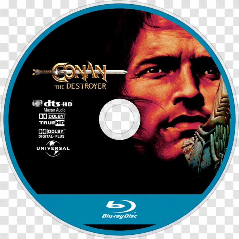 Conan The Destroyer Barbarian Blu-ray Disc DVD - Dvd Transparent PNG