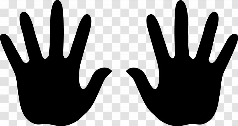 Praying Hands Clip Art - Applause - Black Hand Cliparts Transparent PNG