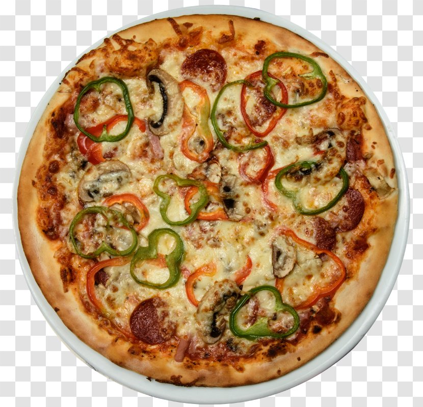 California-style Pizza Sicilian Cheese Vegetarian Cuisine Transparent PNG