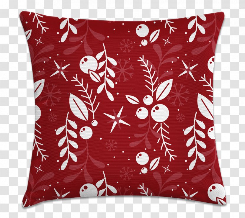 Throw Pillows Cushion Red Bedding - Duvet - Pillow Transparent PNG