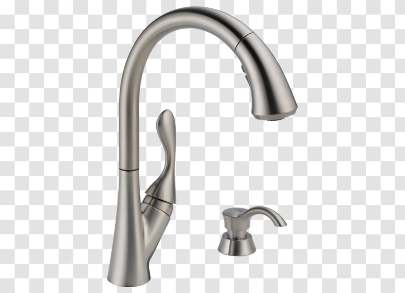 Tap Handle Sink Stainless Steel Kitchen - Hardware Transparent PNG