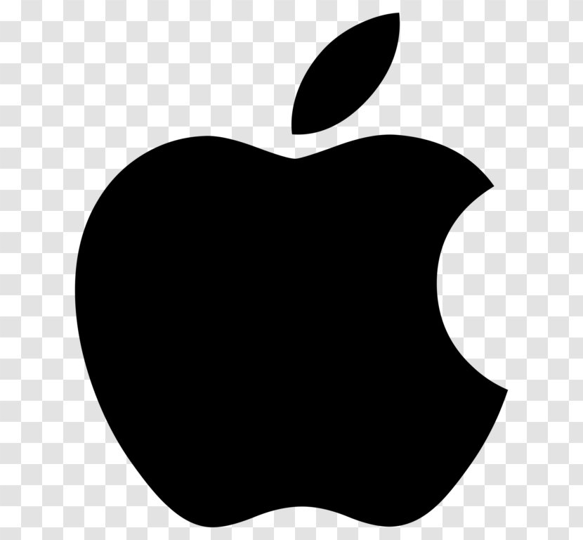 Apple Logo - Monochrome Transparent PNG
