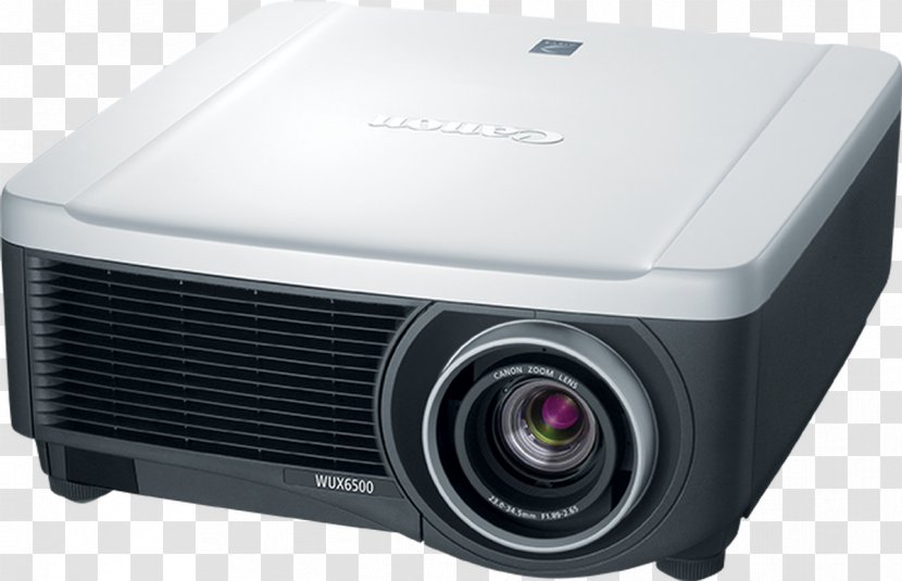Multimedia Projectors Canon 6000 ANSI Lumens WUXGA LCOS Technology Installation 8.5 Kg - Output Device - No Lens Included Liquid Crystal On SiliconProjector Transparent PNG