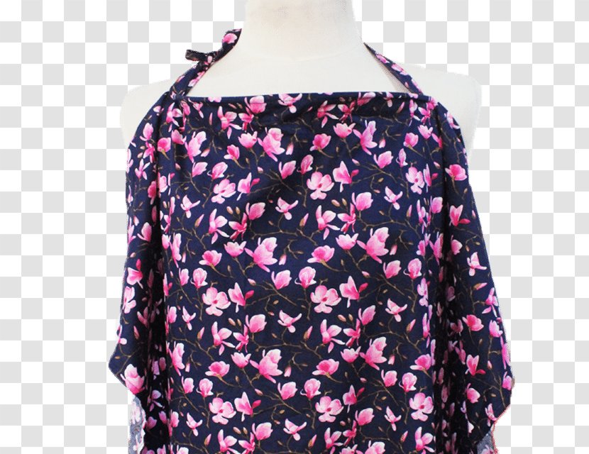Handkerchief Textile Sleeve Shoulder Lab Coats - Magenta - Free Pink Flower Buckle Material Wealth Transparent PNG