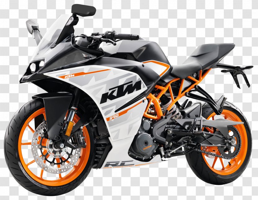 KTM RC 390 Motorcycle Bicycle - Vehicle Transparent PNG