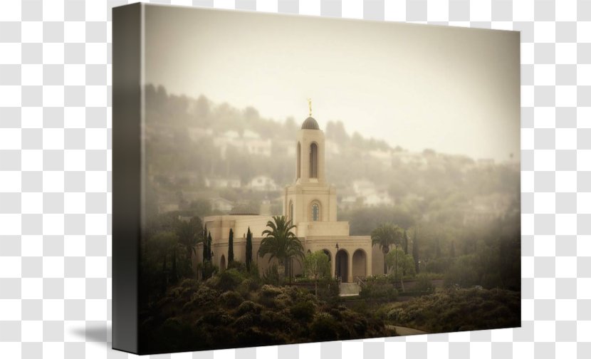 Newport Beach California Temple Chapel Gallery Wrap Canvas Stock Photography - Sky - Drawing Pictures Transparent PNG
