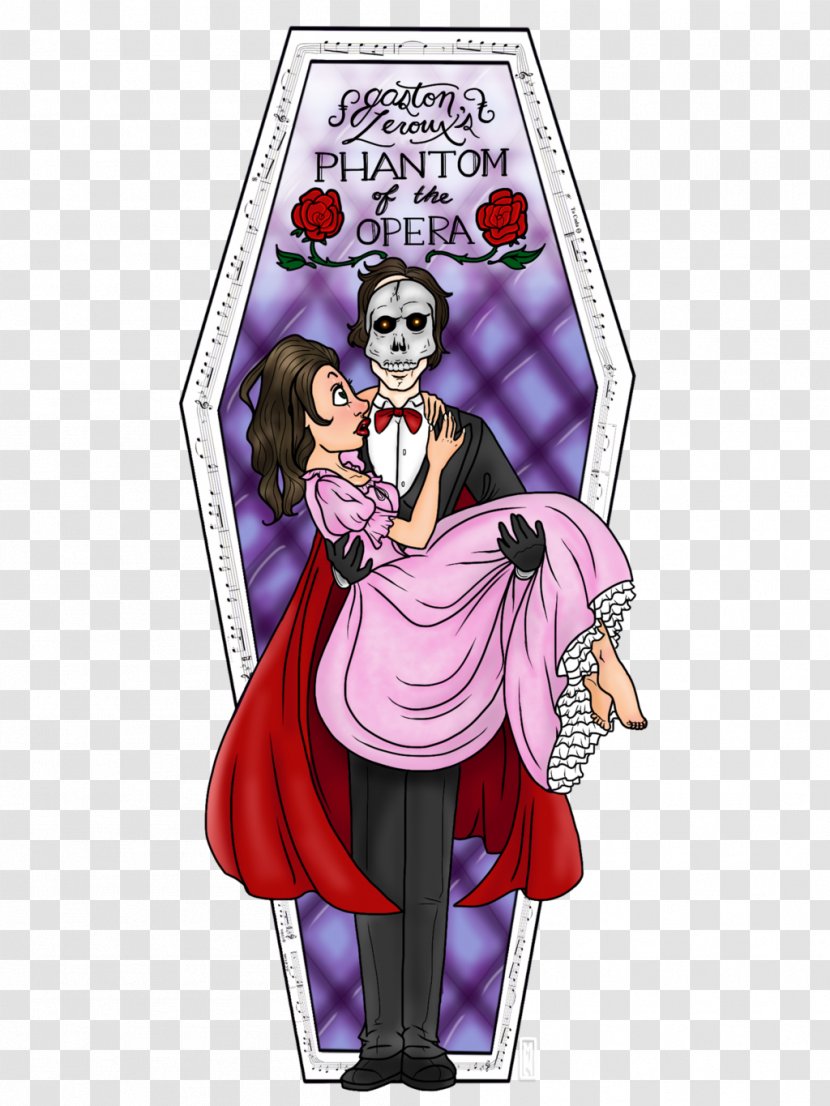 Joker Cartoon Costume - The Phantom Of Opera: Transparent PNG