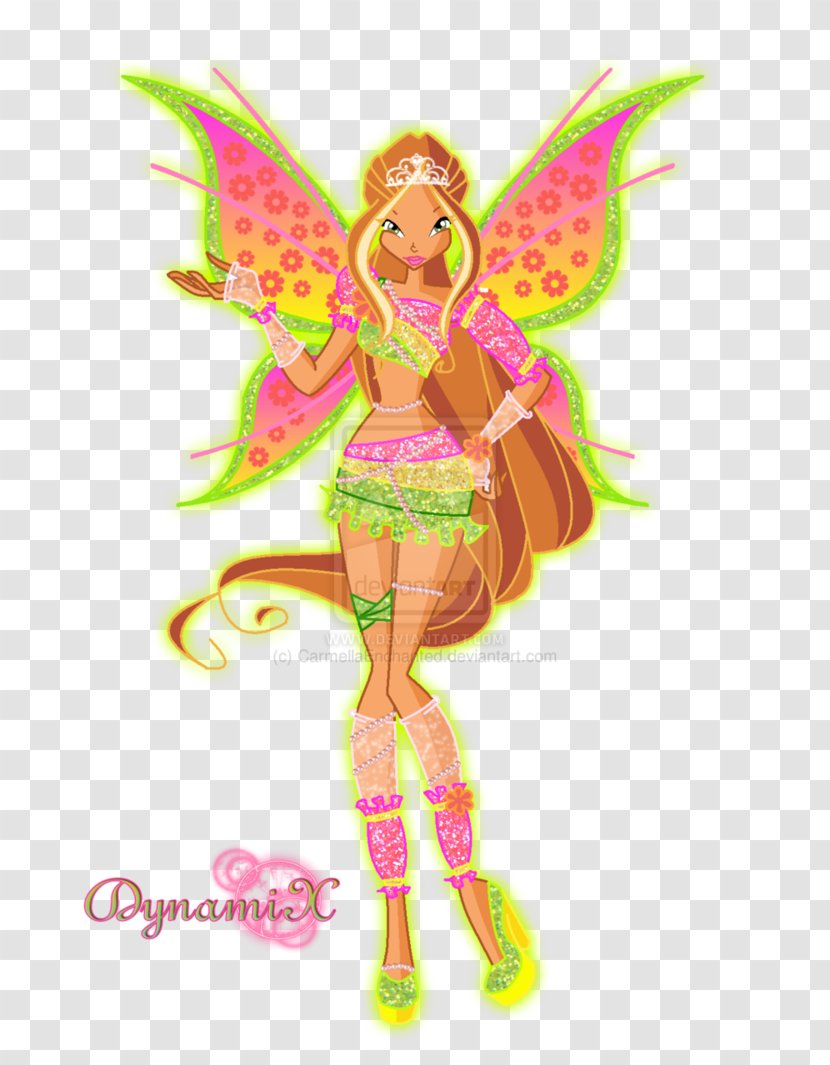 Bloom Stella Flora Musa Fairy - Mythical Creature Transparent PNG