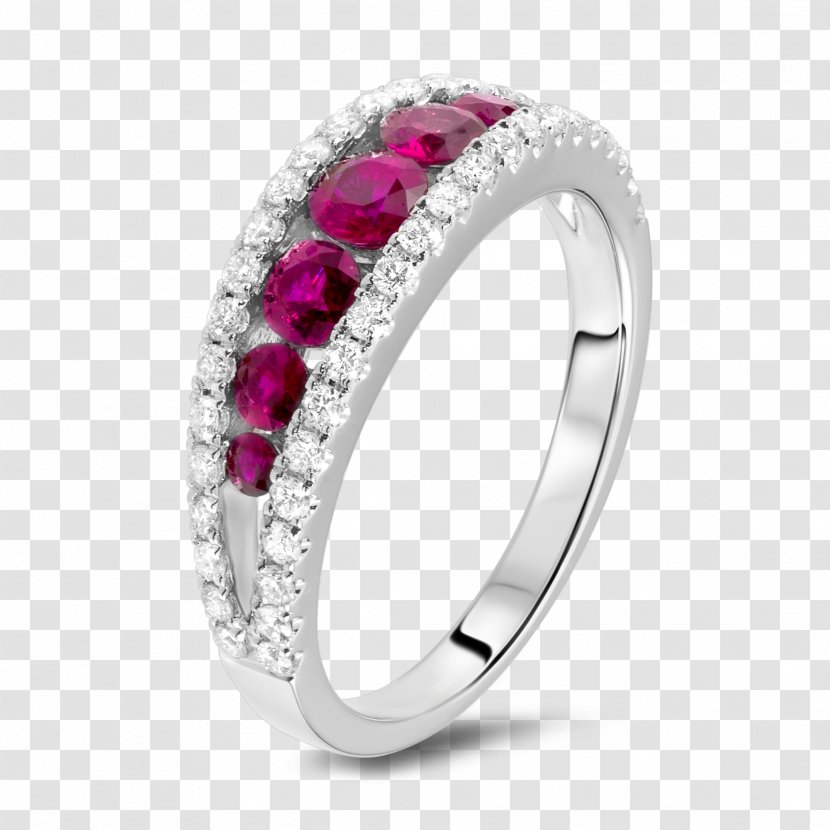 Ring Jewellery Gemstone Ruby Diamond Transparent PNG