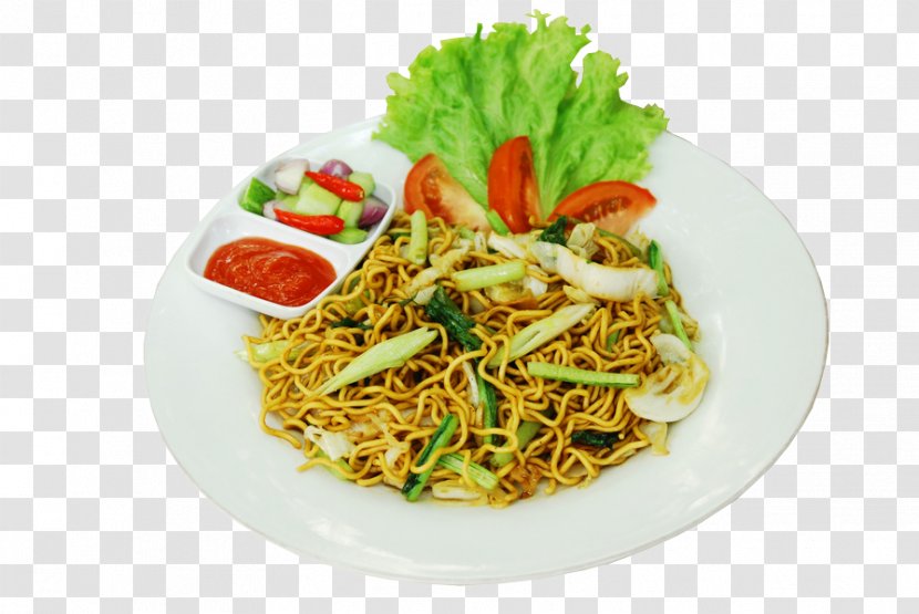 Chow Mein Chinese Noodles Fried Lo Singapore-style - Thai Food - Noodle Transparent PNG