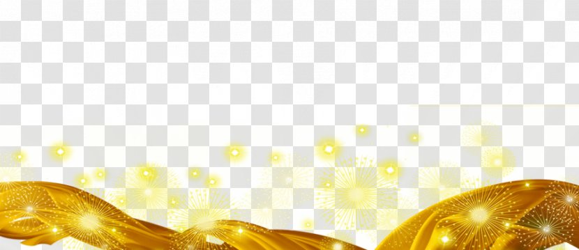 Light Gold Ribbon - With Golden Transparent PNG