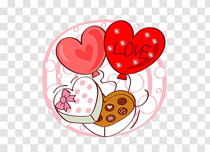 Heart Valentine's Day Clip Art - Watercolor - Valentine Chocolate Box Transparent PNG