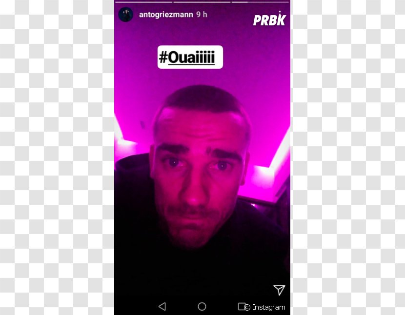 Antoine Griezmann Head Shaving Capelli Hairstyle - 2018 Transparent PNG
