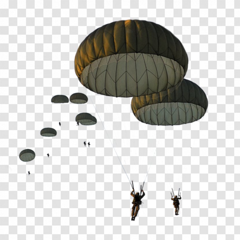 Parachute Paratrooper United States Army Airborne School Military Parachuting Transparent PNG