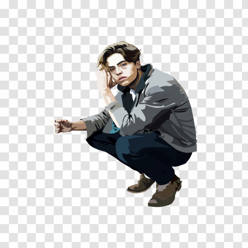 Jughead Jones Dylan And Cole Sprouse Digital Art Painting - Col Our Transparent PNG