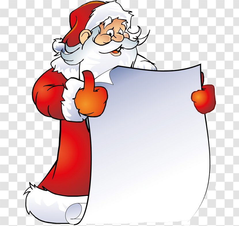 Santa Claus Christmas Clip Art - Secret Transparent PNG