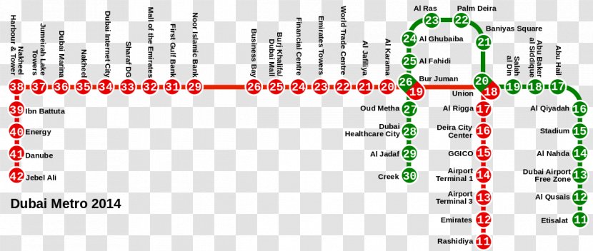 Dubai Metro Rapid Transit Rail Transport Blue Line Al Rashidiya - Area - Map Transparent PNG