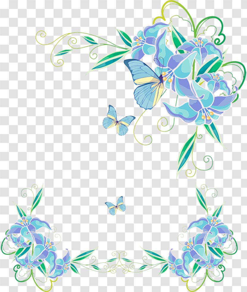 Clip Art - Flower Arranging - Blue Flowers Transparent PNG