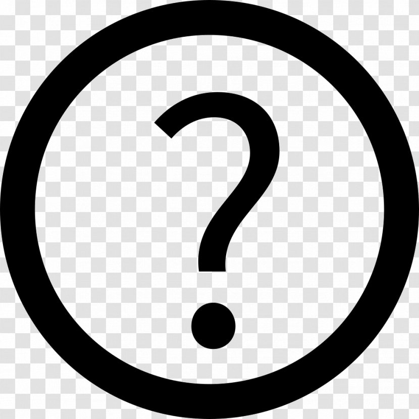 Question Mark - Trademark - Emoticon Transparent PNG