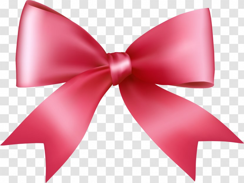 Pink Clip Art - Blue - Hand Painted Red Ribbon Bow Transparent PNG