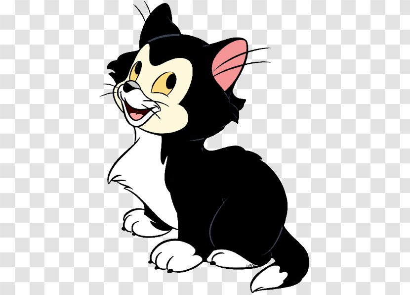Figaro Geppetto Minnie Mouse Whiskers Jiminy Cricket - Small To Medium Sized Cats - Cleo Pinocchio Transparent PNG