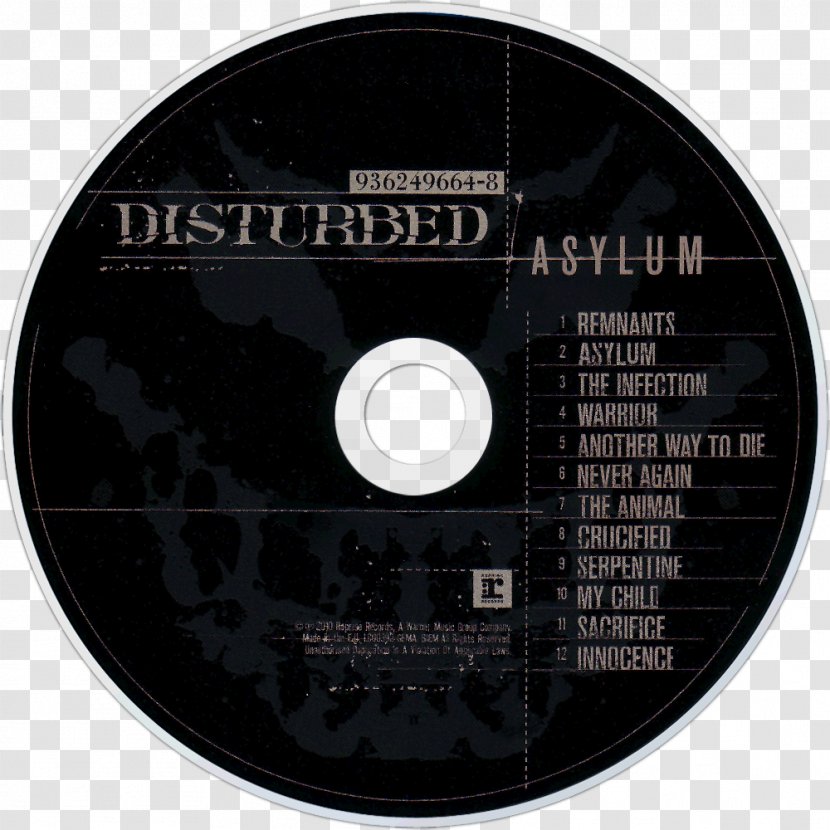 Junk Yard Band Sardines Go-go Compact Disc Asylum - Label - Disturbed Transparent PNG
