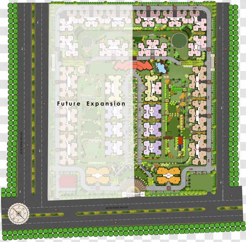 Nirala Aspire, Greater Noida West Group Site Plan 99Acres.com - Master Transparent PNG