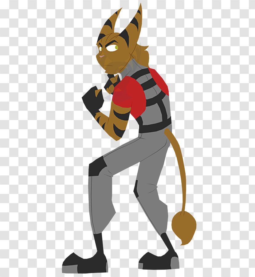 Character Cat Ratchet & Clank Illustration Male - Cartoon - Aster Background Transparent PNG
